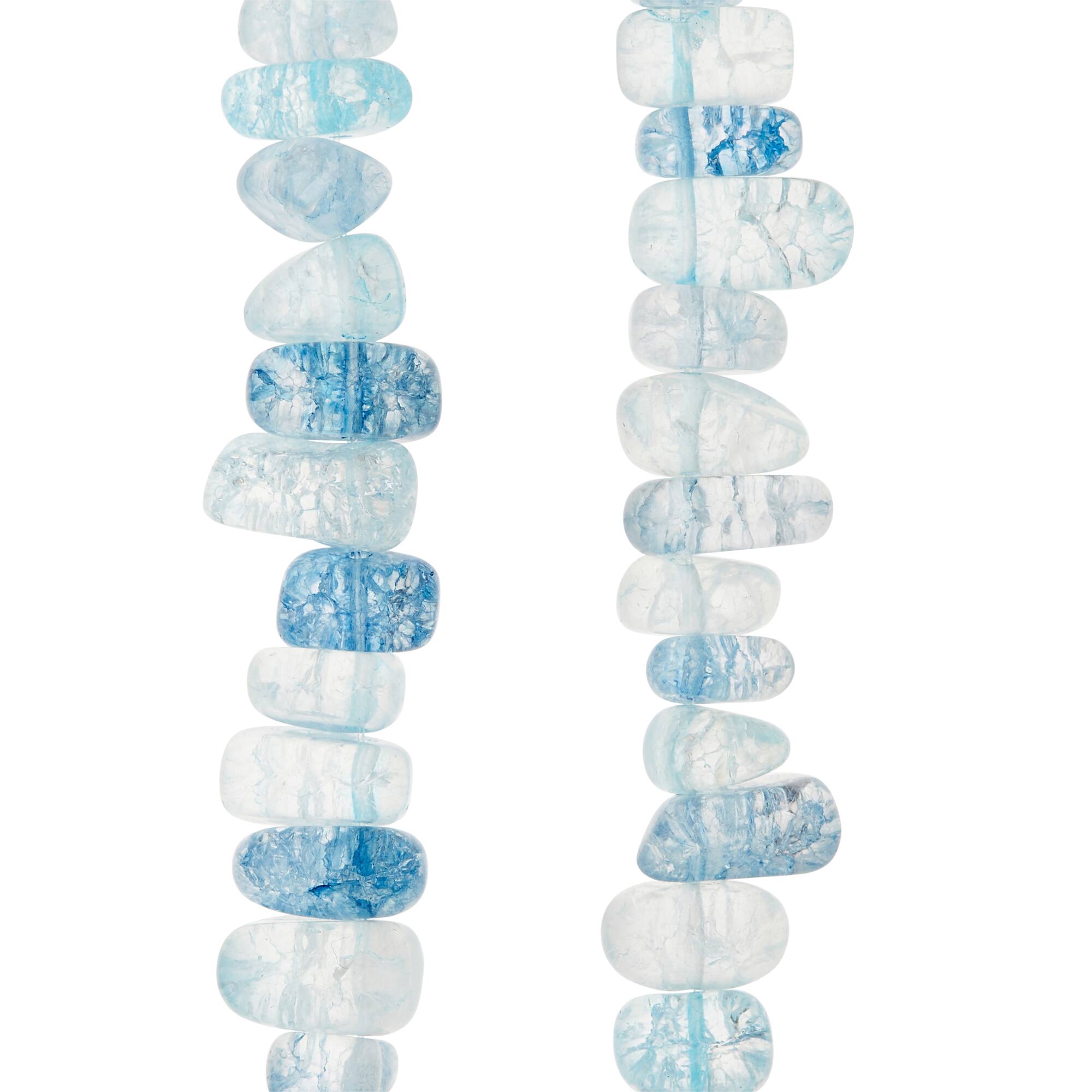 Aqua Mix Quartz Chip Beads by Bead Landing™
